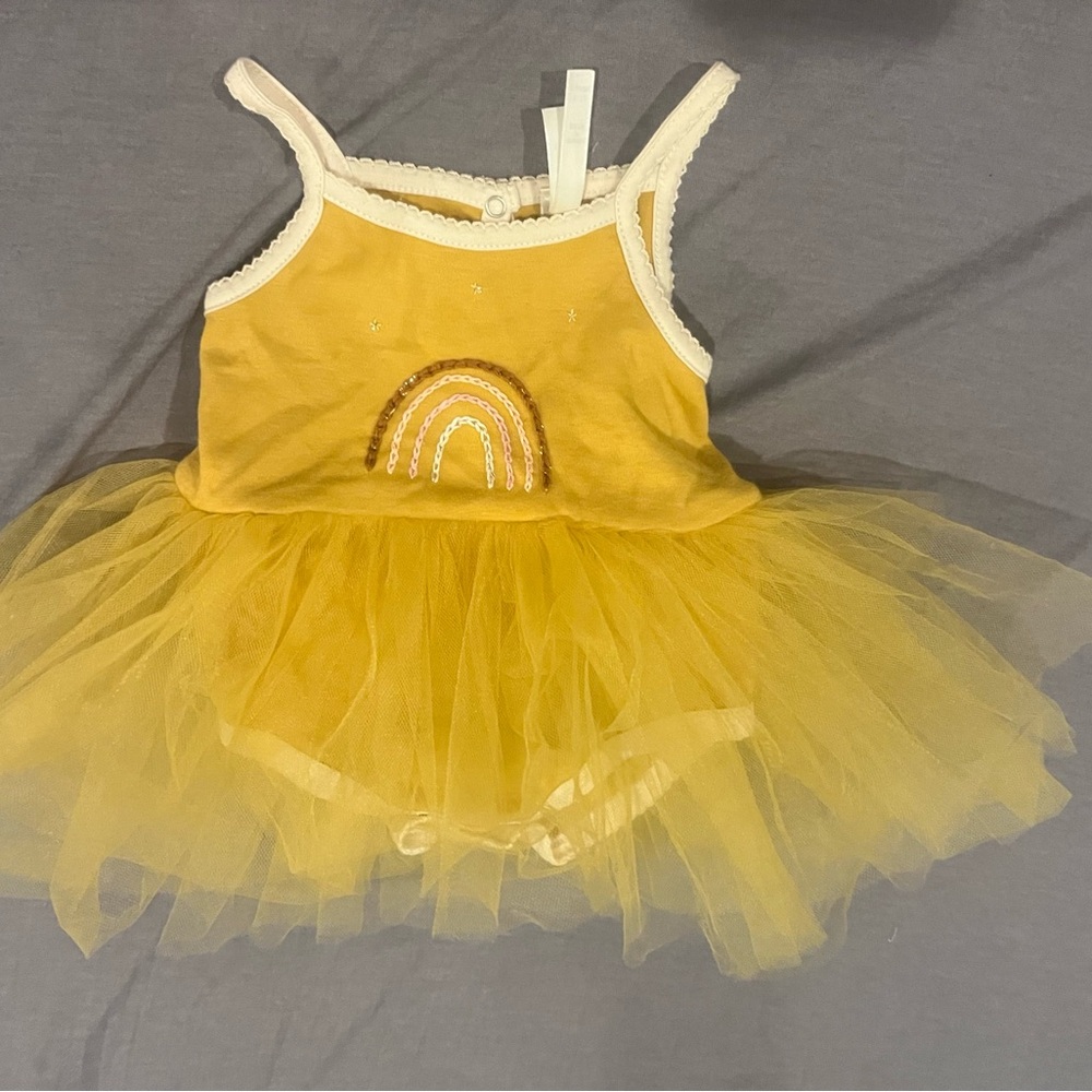 Rare! Wild Wawa rainbow tutu romper.